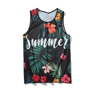 Tout nouveau débardeur de sport sans manches pour hommes Sublimation transfert Compression débardeur léger tricoté - Product Image 2