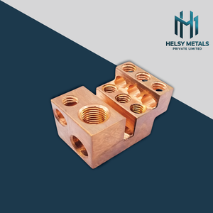 ขั้วต่อสายไฟฟ้าทองแดงแบบกลึง VMC ตามสั่ง พร้อมเกลียวความแม่นยำสูง สำหรับงานอุตสาหกรรมหนัก - Product Image 5