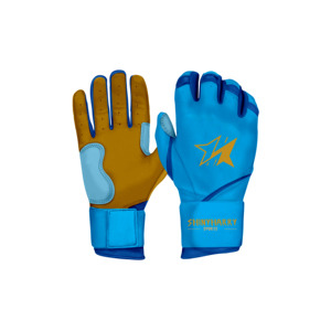 Guantes de bateo de béisbol profesionales de cuero de alta calidad con logotipo personalizado 2026, ambidiestros, transpirables, duraderos para adultos - Product Image 1