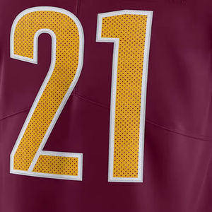 Camiseta de Fútbol Americano Sublimada de Primera Calidad SIBRIN, Camiseta Juvenil de Malla con Cuello en V, Estilo Retro, Corte Cuadrado, Logotipo Personalizado de Fábrica - Product Image 6