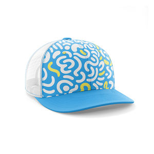 Vente en gros Casquette de camionneur Doodle abstrait Casquette de baseball personnalisée Snapback Dad Casquette de golf OEM & ODM Sportswear & Activewear - Product Image 1