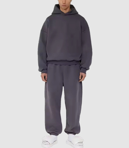 Survêtement en coton personnalisé de haute qualité Sweats à capuche pour hommes et pantalons de jogging Survêtement surdimensionné de luxe Pantalon de survêtement de haute qualité - Product Image 4