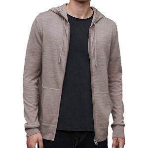 Sweat-shirt à capuche zippé en coton pour homme, design personnalisé, manches longues, séchage rapide, léger, vente directe à prix avantageux pour homme - Product Image 1