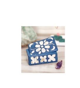 กล่องเรซินและไม้ทองเหลืองฝังกระดูกตกแต่งกล่องเครื่องประดับกล่องแหวนออกแบบได้ตามต้องการ - Product Image 3