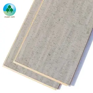 Mais recente Venda Cork Flooring Preço Quarto Fireproof Eco-friendly Cork Glue Down Tiles