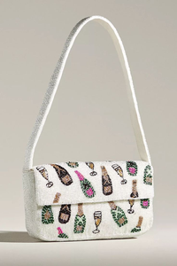 Custom Design Seed Beads Embroidered <b>Handbags</b> For Promotion Handmade <b>Beaded</b> Embroidery <b>HandBag</b> With Seed Beads Work - Product Image 6