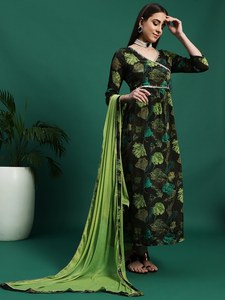 Derniers modèles de kurtis Ramas, costumes Anarkali pour femmes, en polyester gaufré, vêtements de mariage, prix de gros disponibles, Inde. - Product Image 3