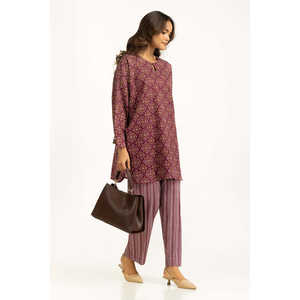 Conjunto de Dos Piezas de Algodón IPST-55219 para Mujer, Estilo Casual/Modernos, Tallas XS/XXS, Diseño Estampado para Ocasiones Formales - Product Image 3