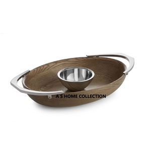 Nouveau look en métal pour la maison, les restaurants, les hôtels, les restaurants et les bols en aluminium plaqués argent. - Product Image 3