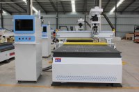 Máquina Router CNC ATC 1325 con Husillo HQD de 9KW, Sistema LNC, para Trabajar la Madera, Fabricación de Muebles, Corte y Fresado CNC