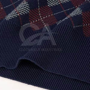 Pull-over sans manches en tricot pour homme à vendre Pull-over en tricot sans manches à la mode pour hommes Tenue décontractée élégante - Product Image 4