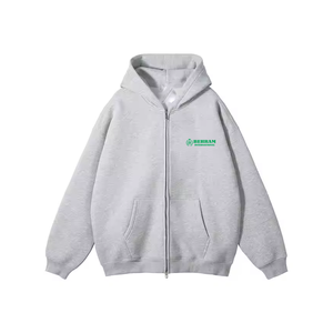 Top Quality Oversized Heavyweight High Quality 100% Cotton Zipper Hoodies & Sweatshirts Luxury <b>Thick</b> <b>Fleece</b> Quality Men's Hoodie - Product Image 4