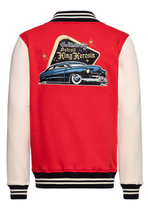 Vestes Letterman High Street Varsity personnalisées pour hommes, bombardier de baseball d'hiver chaud, manches en cuir, chenille brodée sur le devant XS 6XL - Product Image 5