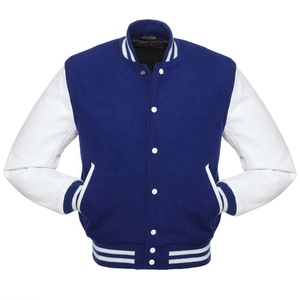 LOW MOQ Varisty Jackets Cuerpo de lana con mangas de cuero-Totalmente hecho a medida-Cualquier color Cualquier diseño - Product Image 1