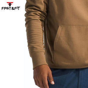 เสื้อฮู้ดสวมหัวแขนยาวของผู้ชายผ้าฝ้าย100% แบบถักลายใหม่ใส่สบายฤดูหนาวทำตามสั่ง - Product Image 2