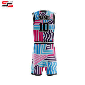 Ropa deportiva hecha en Pakistán para hombre, uniforme de baloncesto liso personalizado a bajo precio - Product Image 2