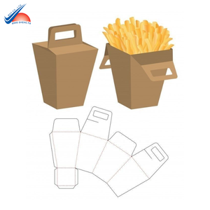 บรรจุภัณฑ์อาหารกระดาษเป็นมิตรกับสิ่งแวดล้อม-กันไขมันและแข็งแรง-เหมาะสำหรับซื้อกลับบ้านเบเกอรี่ขนมขบเคี้ยว-ผลิตภัณฑ์ส่งออกขายดี - Product Image 2