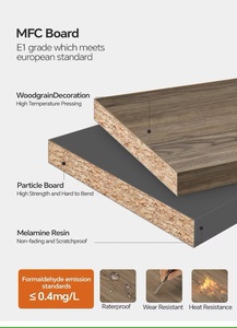 Modern Commercial <b>Office</b> Furniture Home Workstation Computer <b>Table</b> Extendable Cubicle Staff Desk Wood Panel Style ML Brand - Product Image 5
