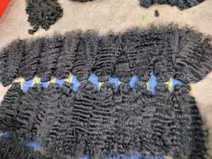 Extensiones de cabello humano ondulado profundo indio de 20 pulgadas de alta calidad 100% paquetes de cabello humano ondulado profundo suelto virgen para venta al por mayor - Product Image 6