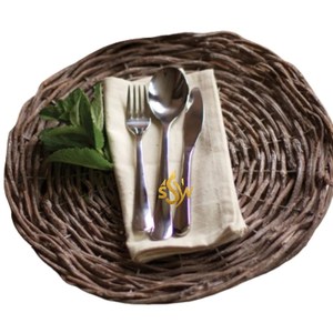 Nouvelle Collection de napperons ronds en rotin meilleure qualité taille personnalisée pour la maison cuisine Table décoration rotin chargeur plaque en vente - Product Image 4