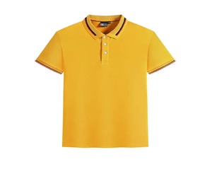 100% algodón Color sólido Polo camisa Casual manga corta solapa hombres camisa moda ropa Polo camisa - Product Image 1