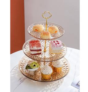 Luxury Decorative Cake Stand for Dessert Serving and Premium <b>Table</b> Decor - Product Image 1