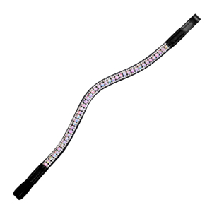 Logotipo personalizado ecuestre Browbands Plegado Smart Horse Browbands con cristales para caballos - Product Image 3