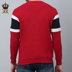 เสื้อสเวตเชิ้ตผู้ชายคอตั้งแบบซิปสำหรับฤดูหนาว สไตล์ลำลอง คอกลม  สีตามสั่ง ทรงปกติ เนื้อผ้านุ่ม 100% ผ้าฝ้าย - Product Image 4