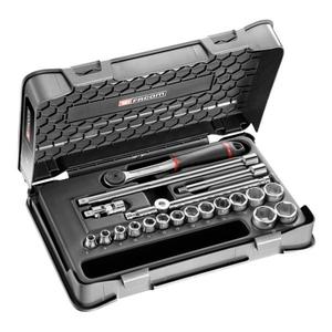 Juego de 20 Llaves de Tubo Facom de 3/8'' con Punta de 6 Puntas, Métricas - Product Image 1