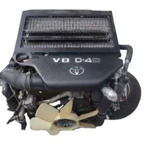 Motor Diésel Turbo Completo V8 1VD-FTV 4.5L con ECU y Caja de Cambios Manual - Product Image 1