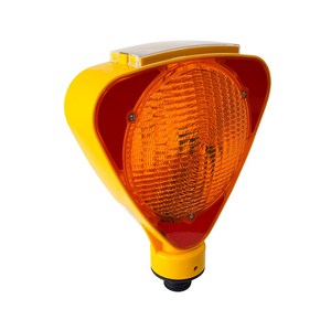 Lámpara LED Solar Intermitente Amarilla, Producto de Advertencia de Tráfico - Product Image 3
