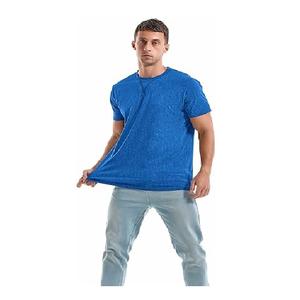 Best Selling <b>Men's</b> O-Neck Short Sleeve T-<b>Shirt</b> Summer Comfortable 100% Cotton Single Jersey Bangladesh Factory Solid Plus Size - Product Image 3