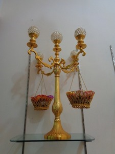 Hot Selling <b>Tall</b> Candelabra Candle Holder Decorative Wedding <b>Table</b> Centerpiece For Sale - Product Image 5