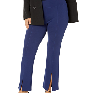 Pantalones acampanados de calidad premium para mujer, alto impacto, mejor precio, público objetivo más joven, nueva temporada de verano, Frente plano, logotipo personalizable - Product Image 1