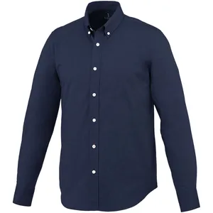 Camicia Oxford Classica da Uomo Vaillant a Maniche Lunghe con Colletto Rovesciato, Tinta Unita, Promozionale - Product Image 3