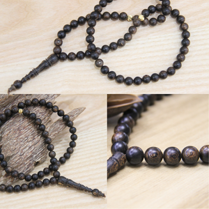 Super Luxueux Haute Qualité Mode Sous-Marine Oud Vietnam Naturel Oud Bracelet Misbah Chapelet Perles 8mm - Product Image 2