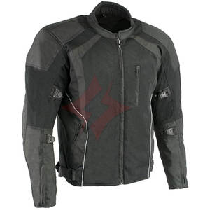 Chaqueta de Motociclista Protectora Transpirable para Todas las Estaciones, al por Mayor, Negra, de Malla Blindada, Unisex, Personalizable - Product Image 5