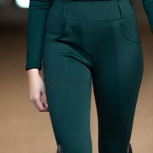 Pantalones de montar transpirables cómodos para mujer, pantalones ecuestres elegantes de tela ligera y duradera para caballos al aire libre - Product Image 6