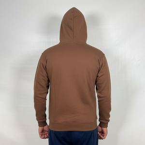 Sweat à capuche surdimensionné personnalisé avec strass, streetwear lourd, fermeture éclair pour hommes, fabricant OEM/ODM, sweat-shirts basiques - Product Image 2