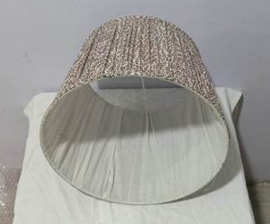 Cubiertas de lámpara suave de tambor de algodón de lino hecho a mano de diseñador con llamativo estampado de bloque Jaipur para lámpara de mesa lámpara colgante - Product Image 2