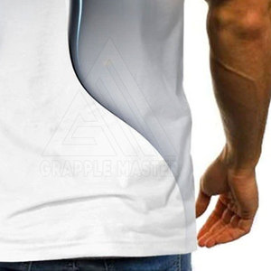 T-shirt OEM personnalisé avec logo, en polyester tricoté de haute qualité, anti-plis, séchage rapide, design par sublimation, vente en gros pour hommes - Product Image 6