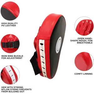 ชุดยูโดแบบยูนิเซ็กซ์ ระดับสูง ผลิตจาก PU ระบายอากาศได้ดี ซับในผ้าสแปนเด็กซ์ อุปกรณ์ฝึกซ้อมเป้าหมาย สำหรับ MMA คาราเต้ มวยไทย มวยสากล แบบ 5 นิ้ว - Product Image 4