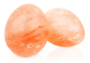 Pierre de massage ronde en forme de pièce de monnaie de sel rose de l'Himalaya, pierres de massage rondes en forme de pièce de monnaie de sel de l'Himalaya, forme ronde de sel de l'Himalaya - Product Image 2