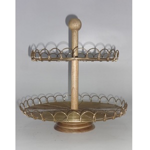 ถาดเสิร์ฟเค้กดีไซน์โลหะ - Product Image 4