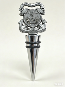 Juego de Tapones de Vino Metálicos Náuticos Premium – Regalo Personalizable para Amantes del Vino |   Tapones para Botellas de Vino de Aleación de Zinc con Caja de Regalo - Product Image 6