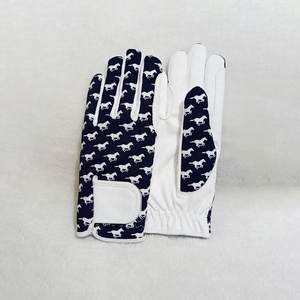 Gants d'équitation professionnels personnalisés en gros, de haute qualité, respirants, en cuir confortable, pour l'équitation en plein air - Product Image 5