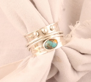 Spiny Oyster <b>Ring</b> Oyster Copper Turquoise <b>Ring</b> <b>925</b> Sterling <b>Silver</b> Gemstone <b>Ring</b> Valentine day Gift Gift For Her - Product Image 4