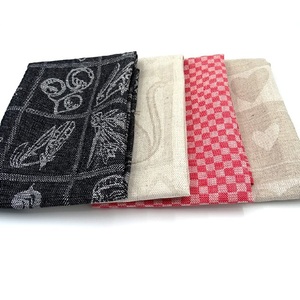 Ensemble de serviettes de cuisine simples et unies, blanc, pour le nettoyage de la vaisselle domestique, Support d'essuyage, personnalisé, 100% coton naturel - Product Image 3