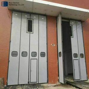 Chine Meilleures normes européennes modernes pliage vertical en toute sécurité blanc automatique Bi pliant commercial industriel <span class=keywords><strong>porte</strong></span> pliante - Product Image 6