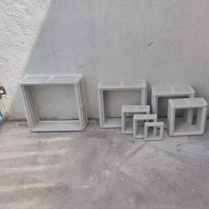 Couverture en fibre de verre FRP/GRP à haute résistance mécanique, taille 18x24, forme carrée, couleur grise, anti-UV, écologique, imperméable - Product Image 1